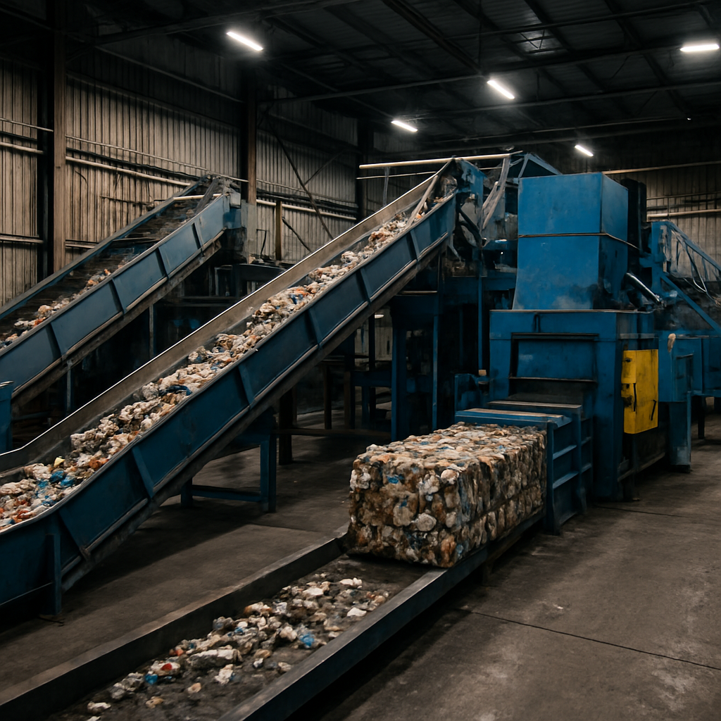 Sprzęt do sortowni i recyklingu